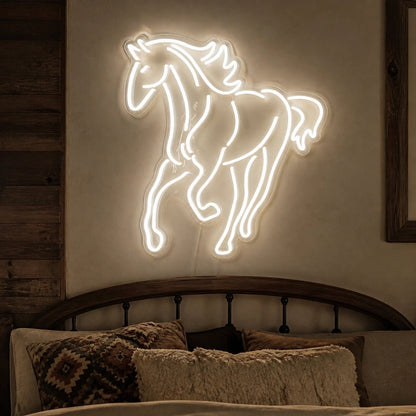 Rearing Horse Vintage LED Neon Sign - Shineneon