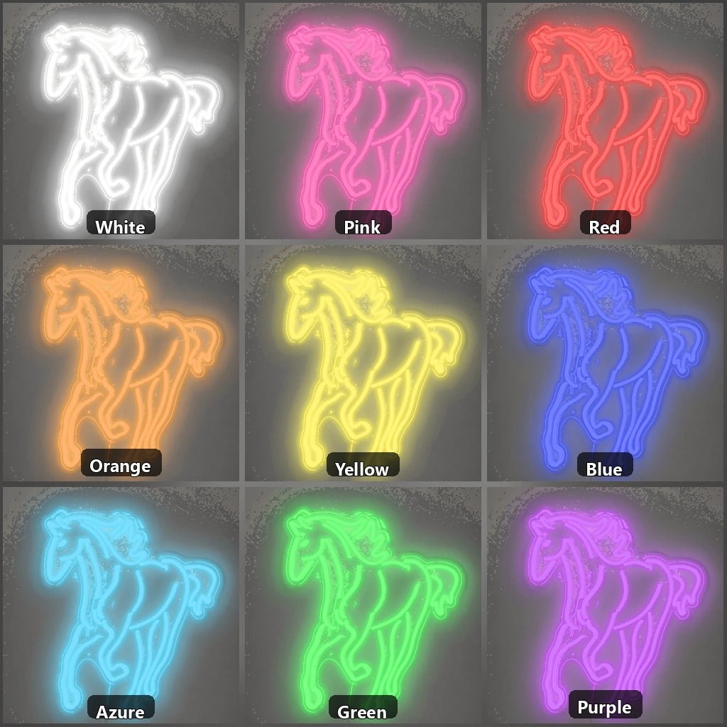 Rearing Horse Vintage LED Neon Sign - Shineneon