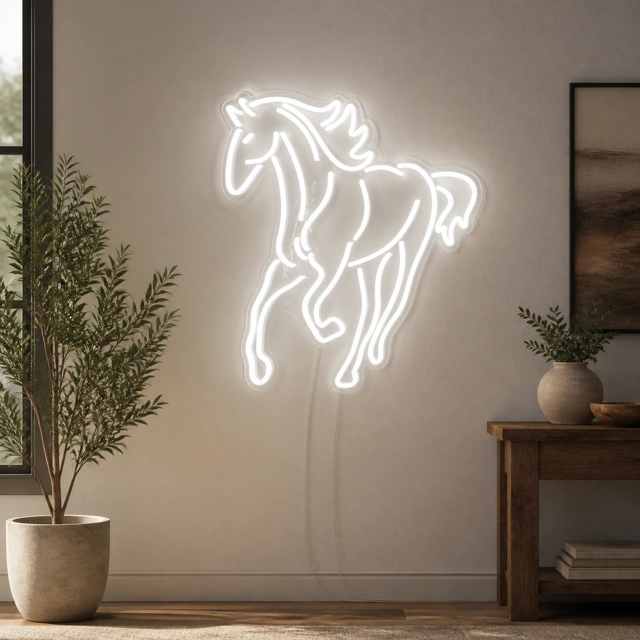 Rearing Horse Vintage LED Neon Sign - Shineneon