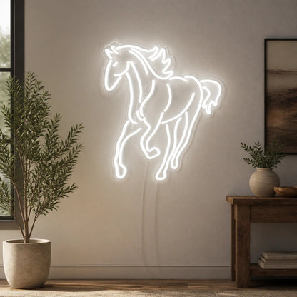 Rearing Horse Vintage LED Neon Sign - Shineneon