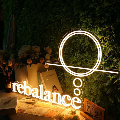 Rebalance Led Neon Sign - Shineneon