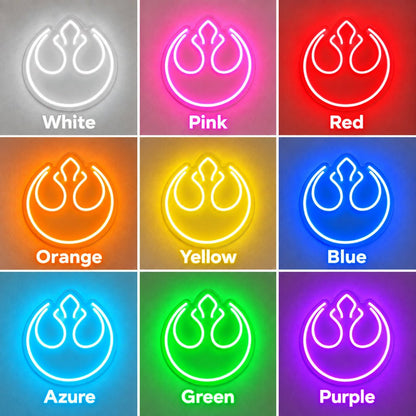 Rebel Alliance Emblem LED Neon Sign - Shineneon