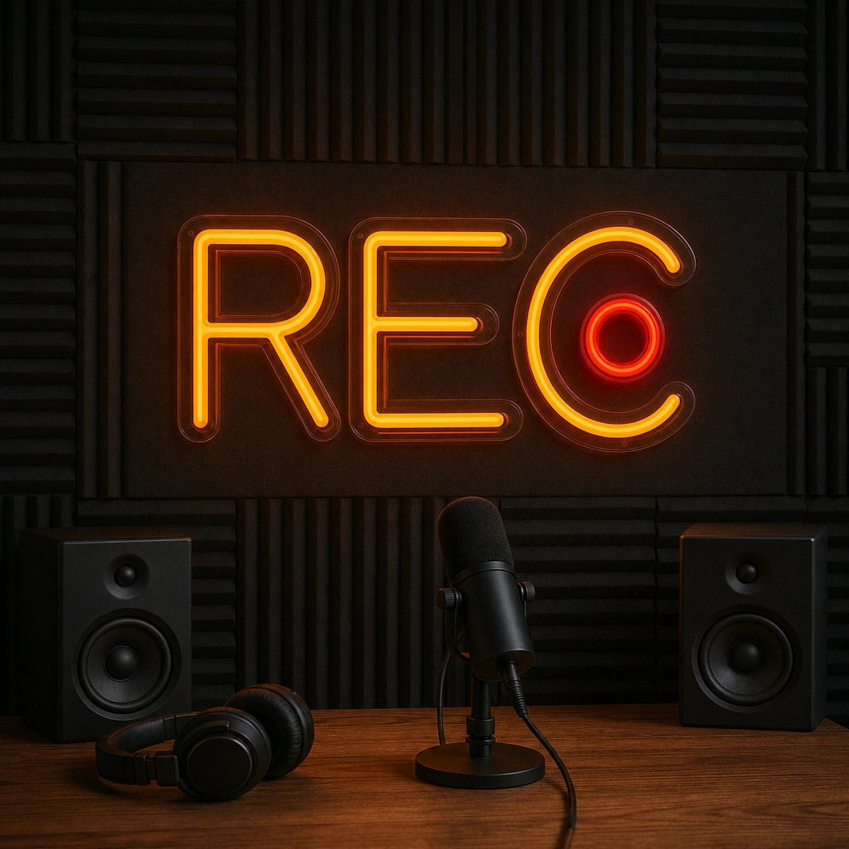 Rec LED Neon Sign Garage Man Cave Neon Sign - Shineneon