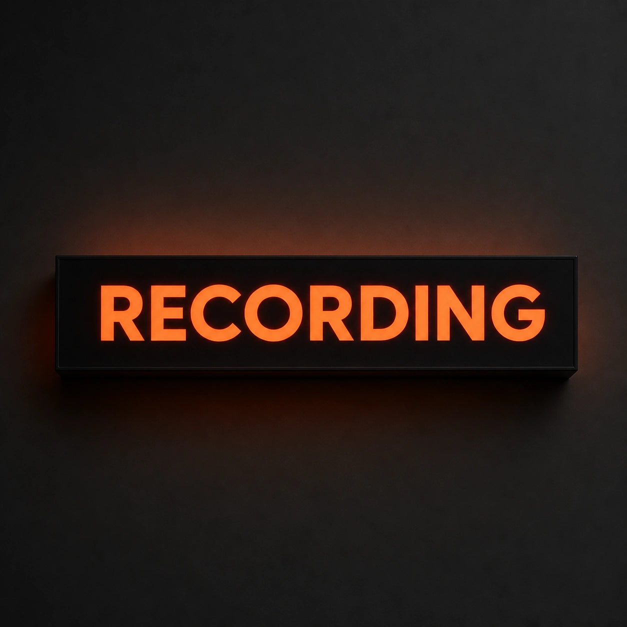 Recording Wall Decor LED Neon Sign Garage Man Cave Neon Sign main product image