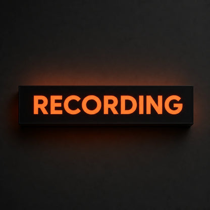 Recording Wall Decor LED Neon Sign Garage Man Cave Neon Sign main product image
