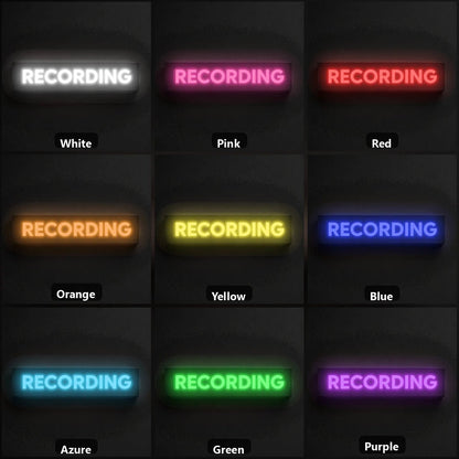 Recording Wall Decor LED Neon Sign Garage Man Cave Neon Sign - Shineneon