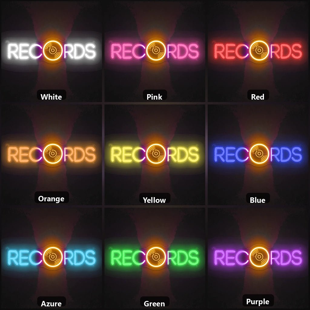Records LED Neon Sign - Shineneon