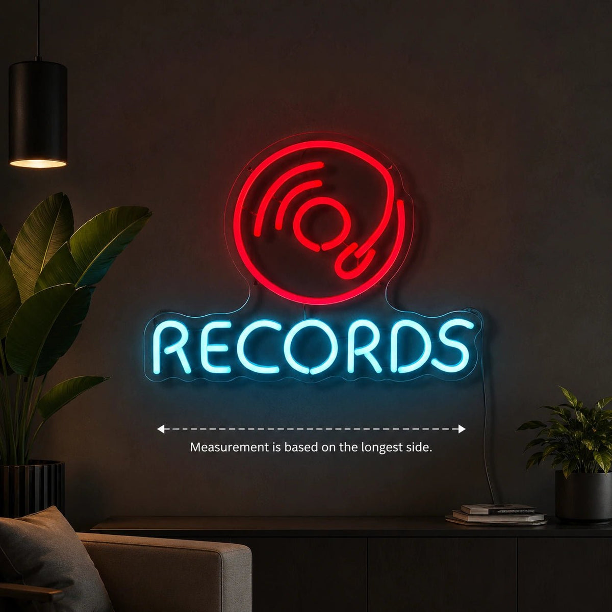 Records Man Cave LED Neon Sign - Shineneon