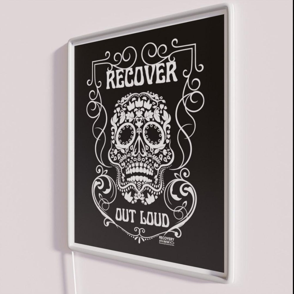 Recover Out Loud Recovery Arts Journal Rgb Led Neon Sign - Shineneon