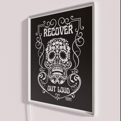 Recover Out Loud Recovery Arts Journal Rgb Led Neon Sign - Shineneon
