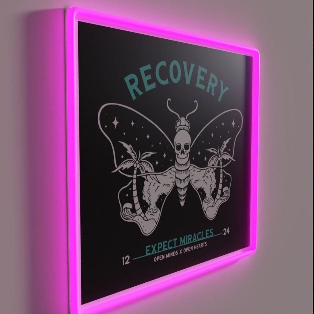 Recovery Expect Miracles Aa Na Recovery Rgb Led Neon Sign - Shineneon