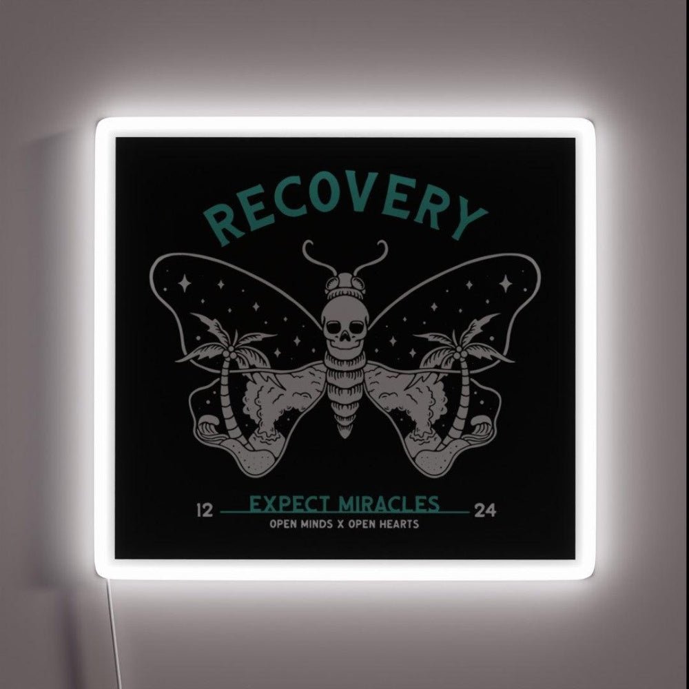 Recovery Expect Miracles Aa Na Recovery Rgb Led Neon Sign - Shineneon