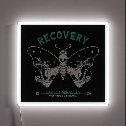 Recovery Expect Miracles Aa Na Recovery Rgb Led Neon Sign - Shineneon