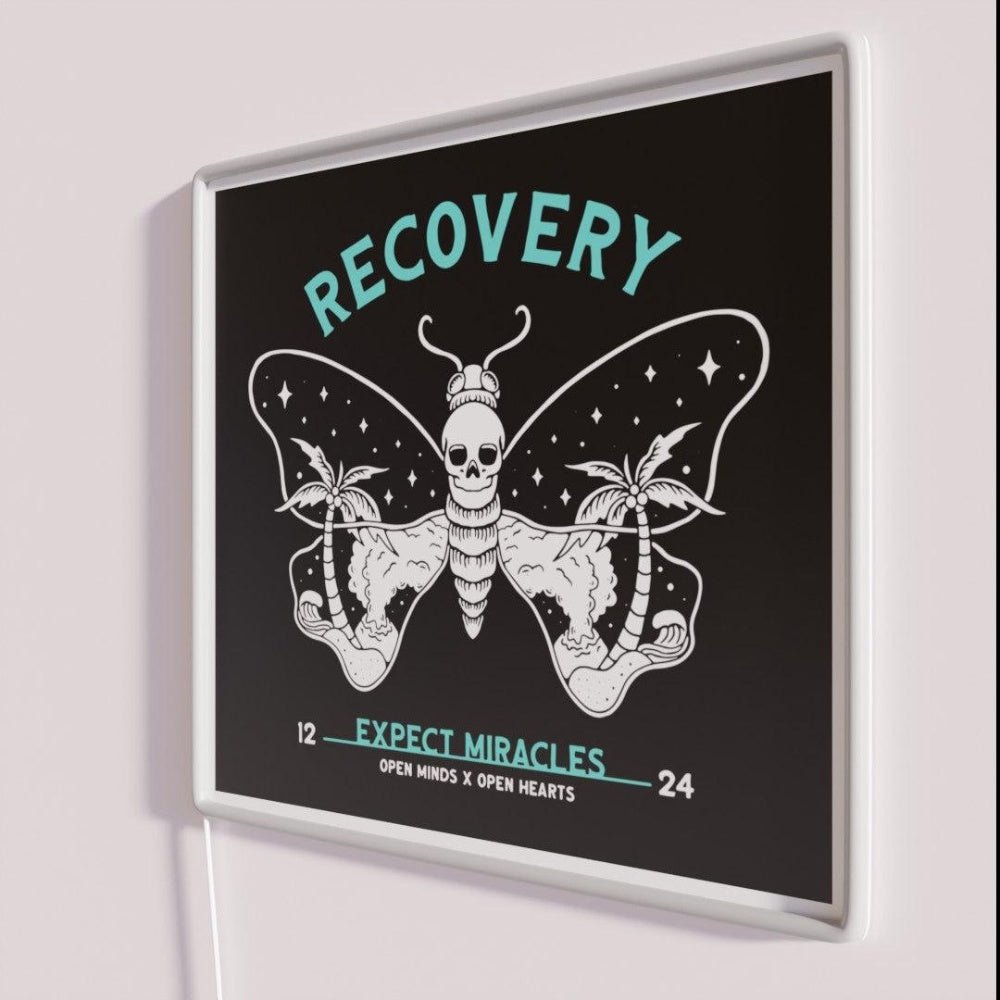 Recovery Expect Miracles Aa Na Recovery Rgb Led Neon Sign - Shineneon