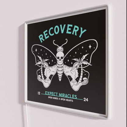 Recovery Expect Miracles Aa Na Recovery Rgb Led Neon Sign - Shineneon
