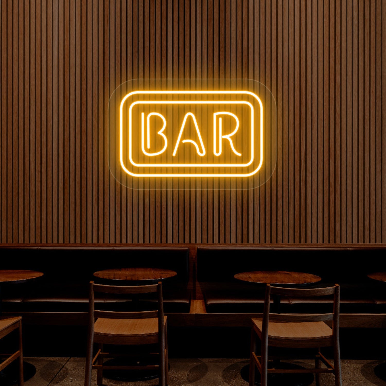 Rectangular Bar Led Neon Sign | Shineneon