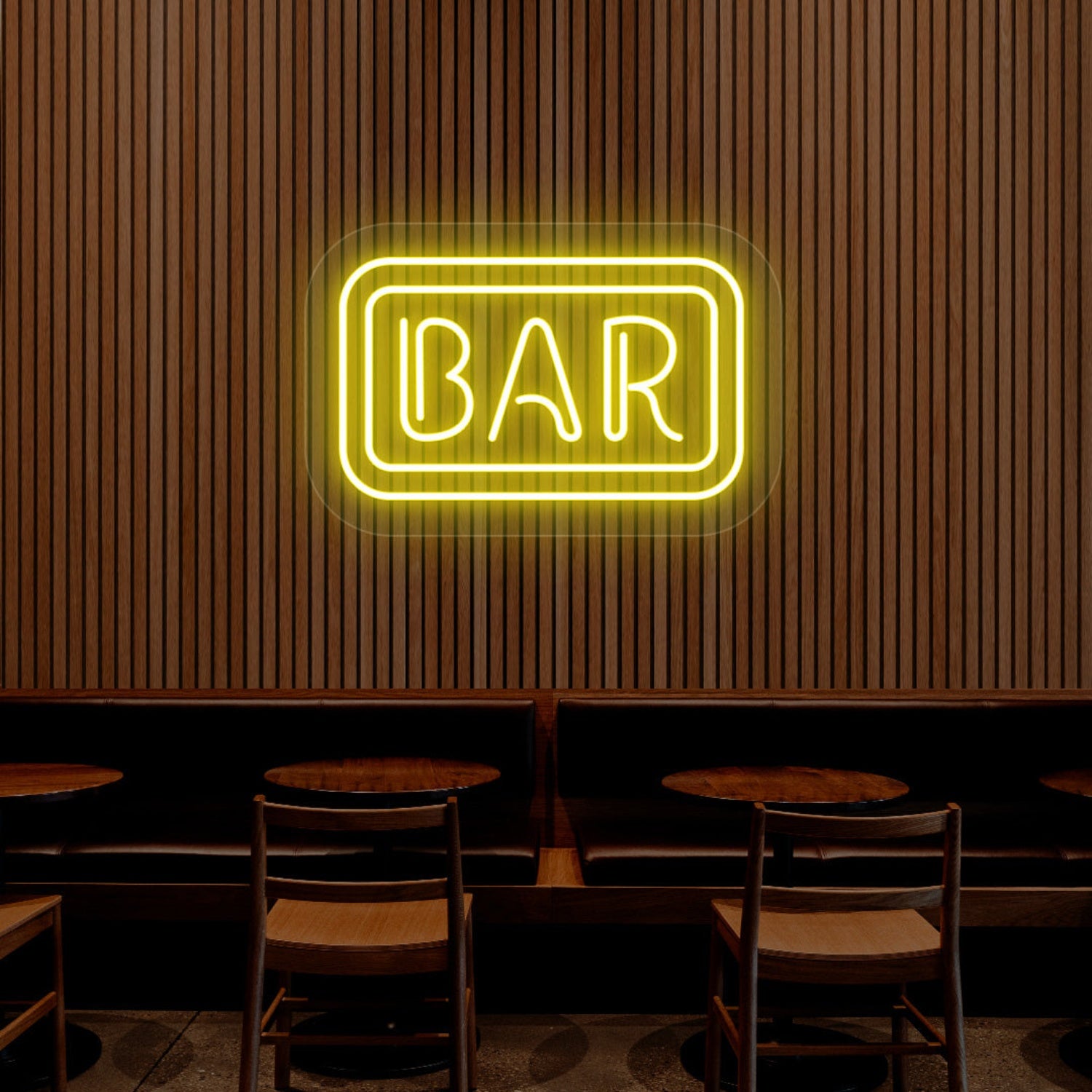 Rectangular Bar Led Neon Sign | Shineneon