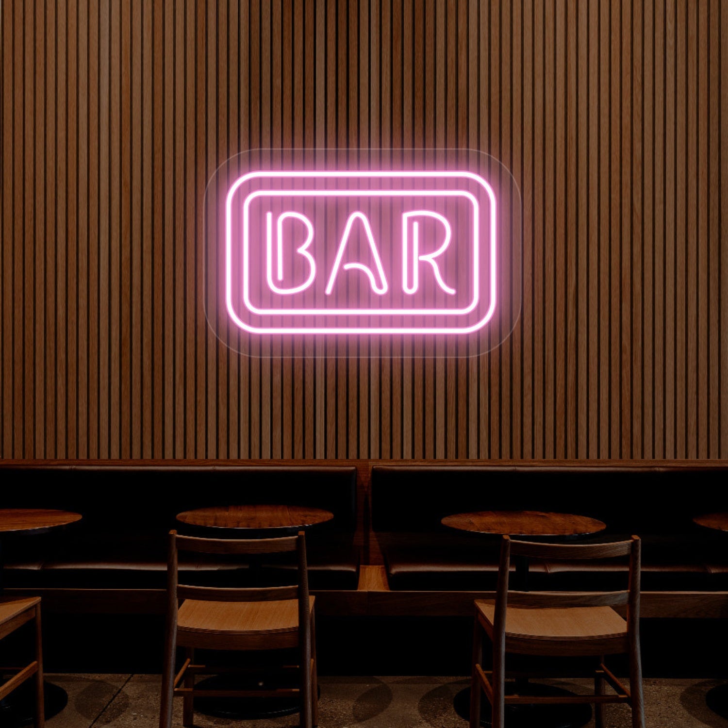 Rectangular Bar Led Neon Sign | Shineneon