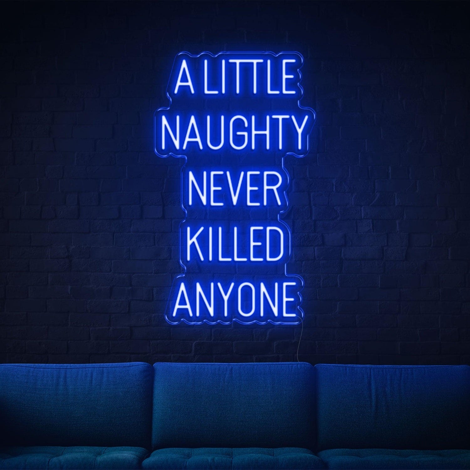 Red A Little Naughty Led Neon Sign For Home Bar Cafe Wall Decor | Shineneon