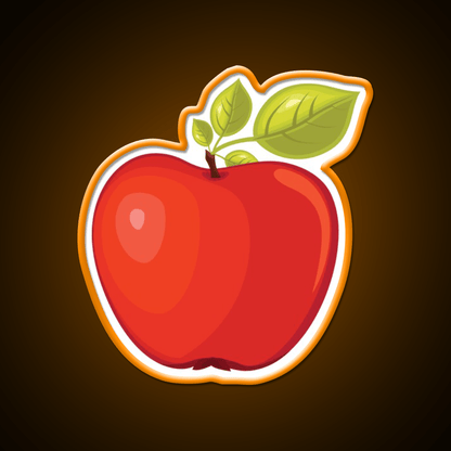 Red Apple Snack Food Led Neon Sign Rgb Color - Shineneon