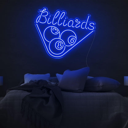 Red Billiards 3-8-6 Triangle Led Neon Sign For Room Decor | Shineneon