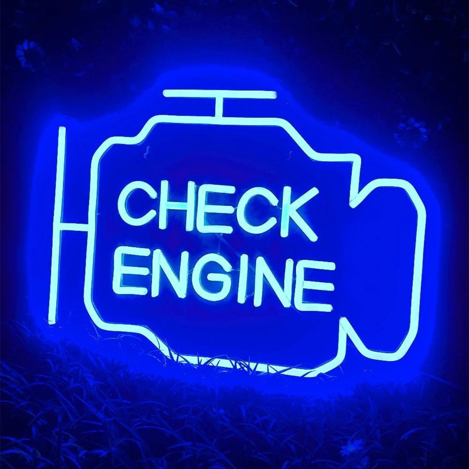 Red Blue White Industrial Garage Led Neon Sign For Auto Shop Decor | Shineneon