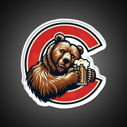 Red C Cornell Bear Beer Bar Decor Led Neon Sign Rgb Color - LED neon sign view 11