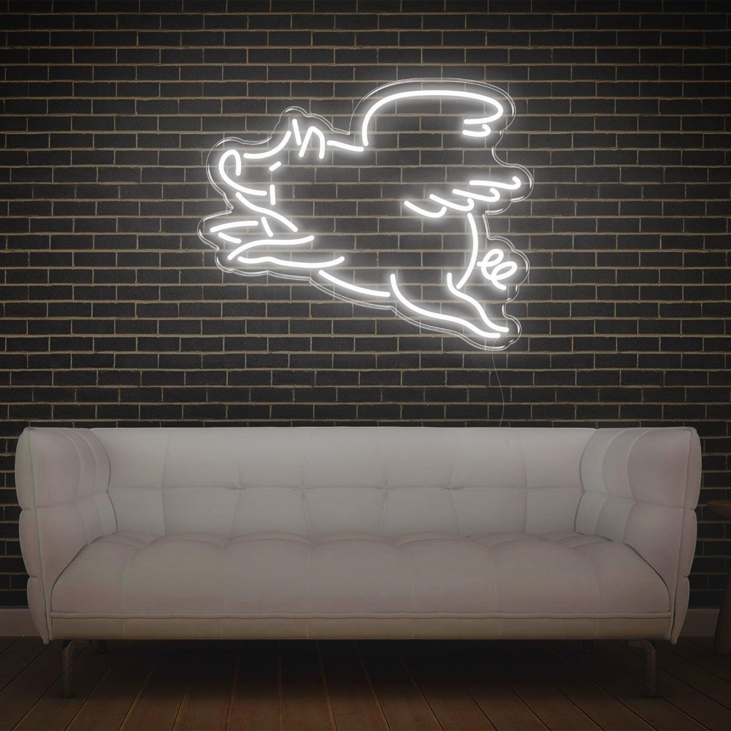 Red Cartoon Flying Pig Led Neon Sign For Modern Home Decor | Shineneon