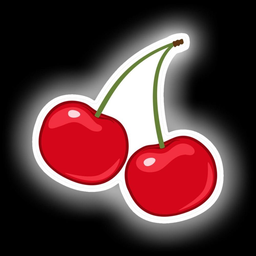 Red Cherries Sticker Neon Sign - Shineneon