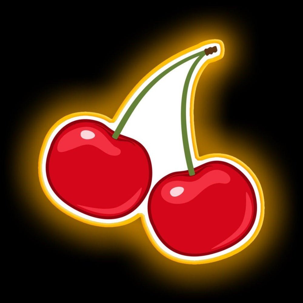 Red Cherries Sticker Neon Sign - Shineneon