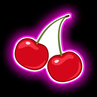 Red Cherries Sticker Neon Sign - Shineneon
