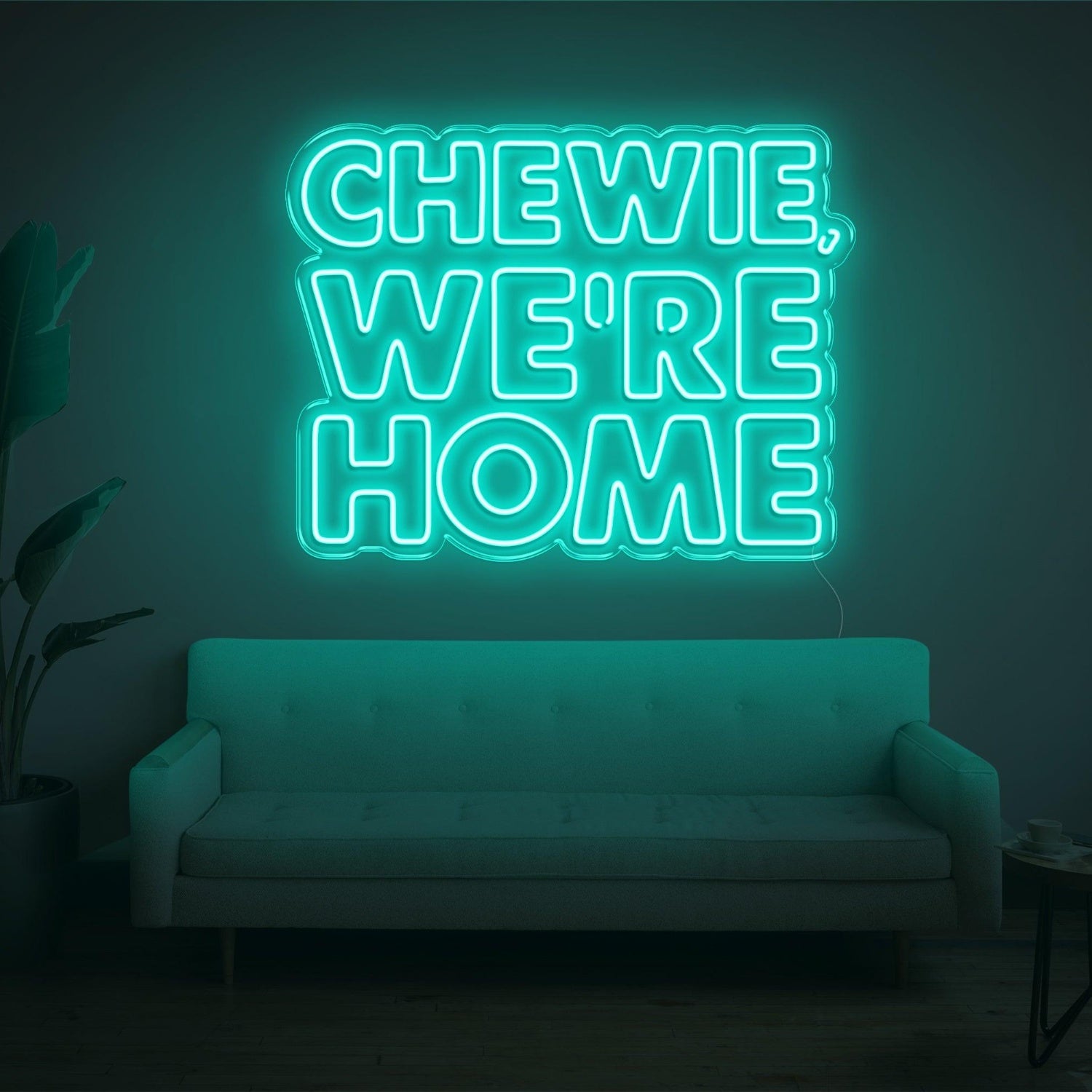 Red Chewie Were Home Led Neon Sign For Home Decor | Shineneon