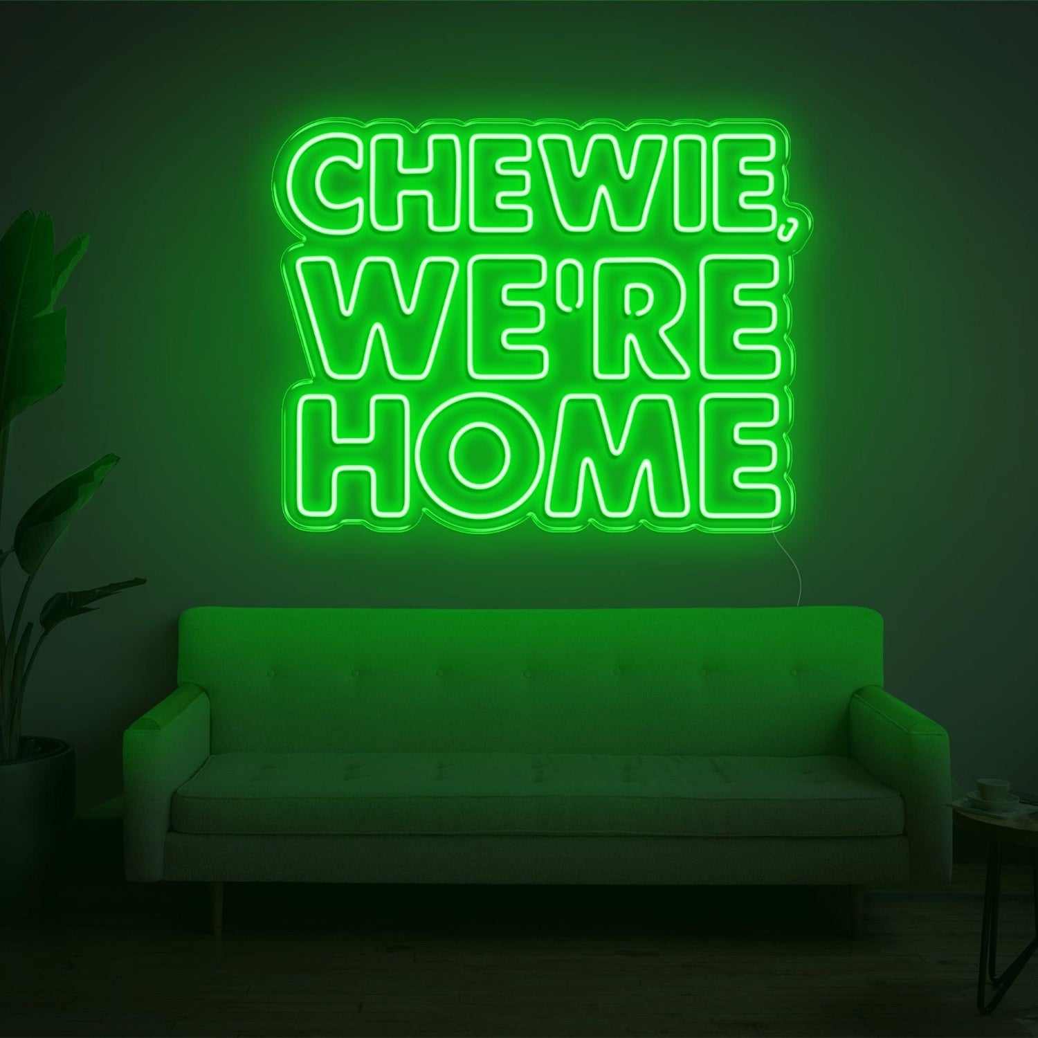 Red Chewie Were Home Led Neon Sign For Home Decor | Shineneon