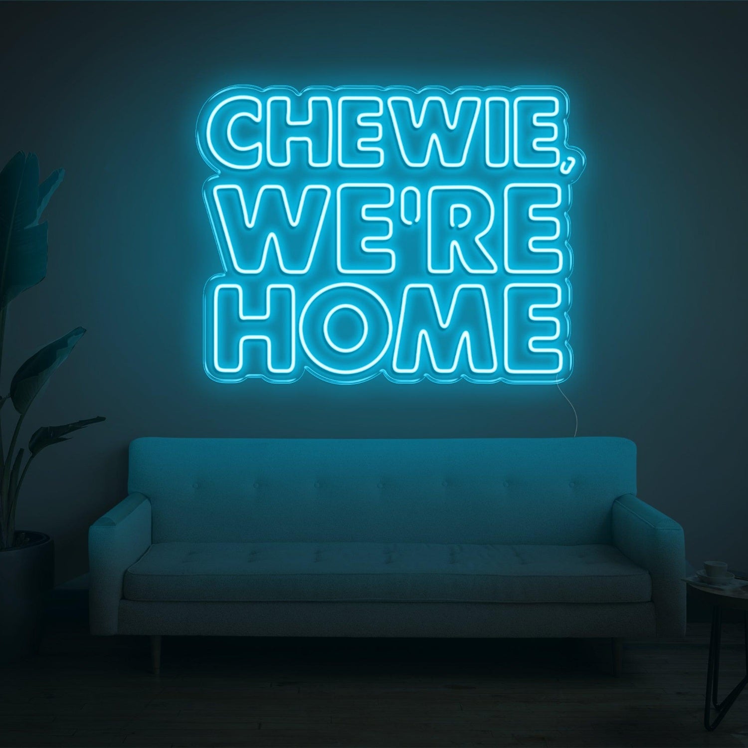 Red Chewie Were Home Led Neon Sign For Home Decor | Shineneon