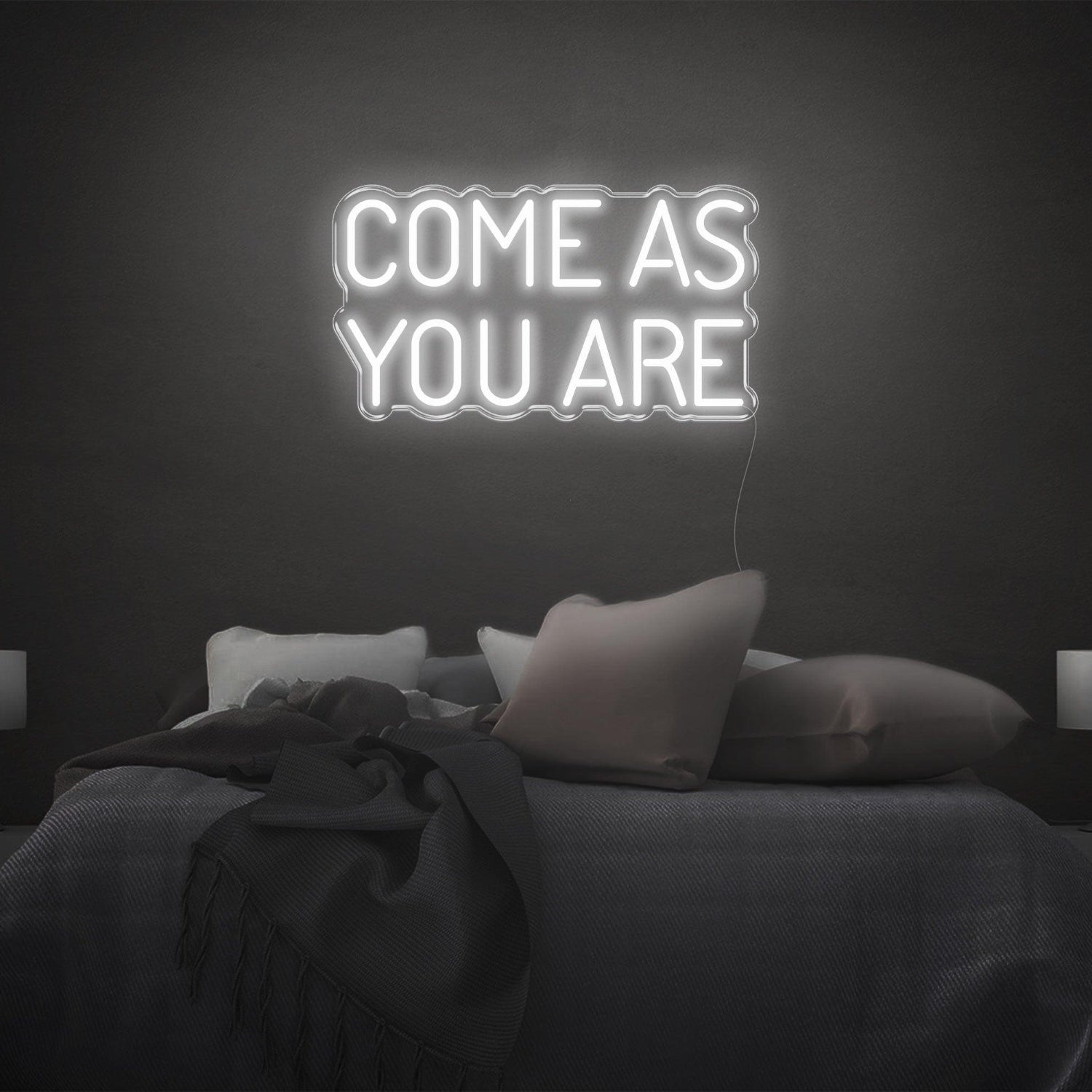 Red Come As You Are Bedroom Led Neon Sign | Shineneon