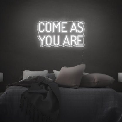 Red Come As You Are Bedroom Led Neon Sign | Shineneon