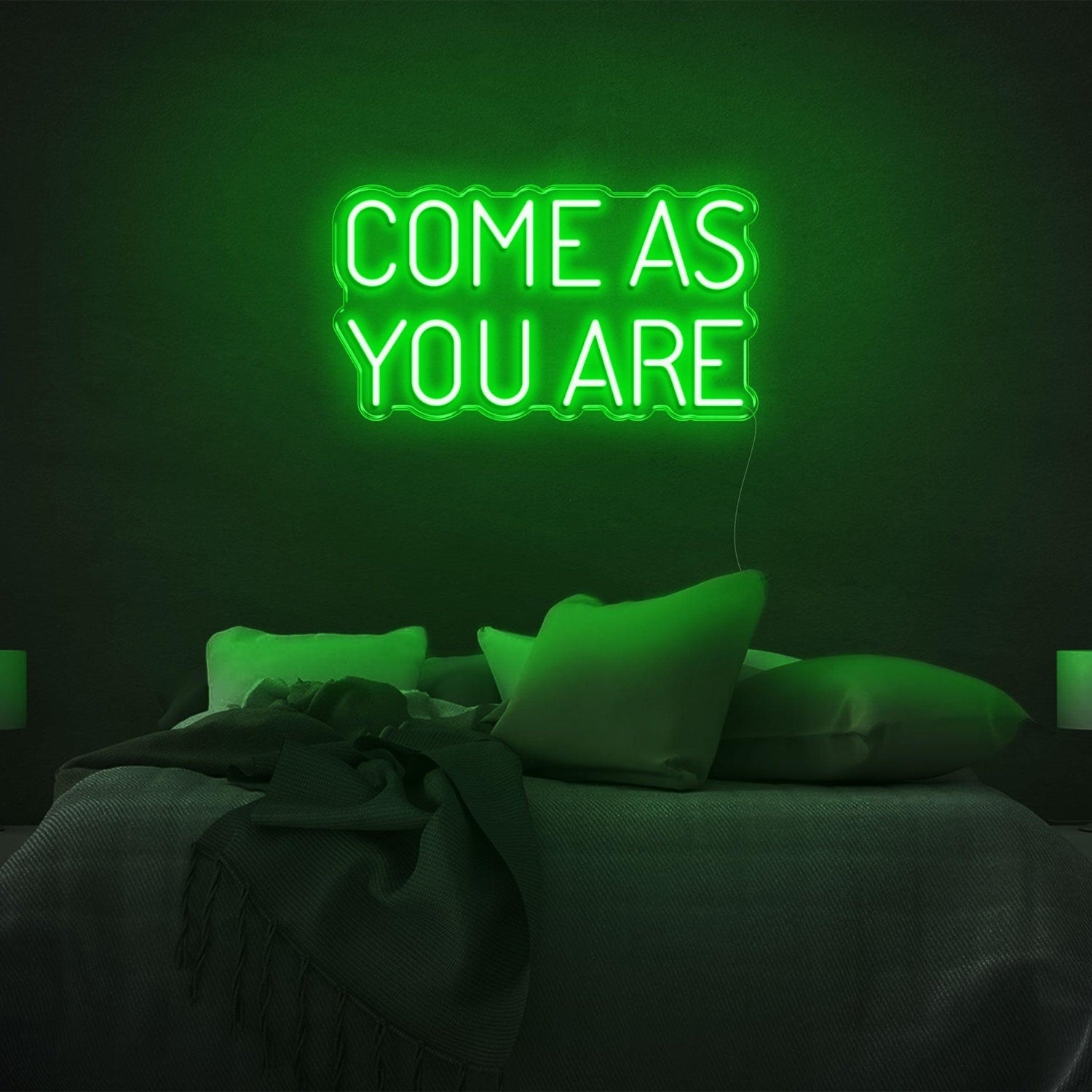 Red Come As You Are Bedroom Led Neon Sign | Shineneon