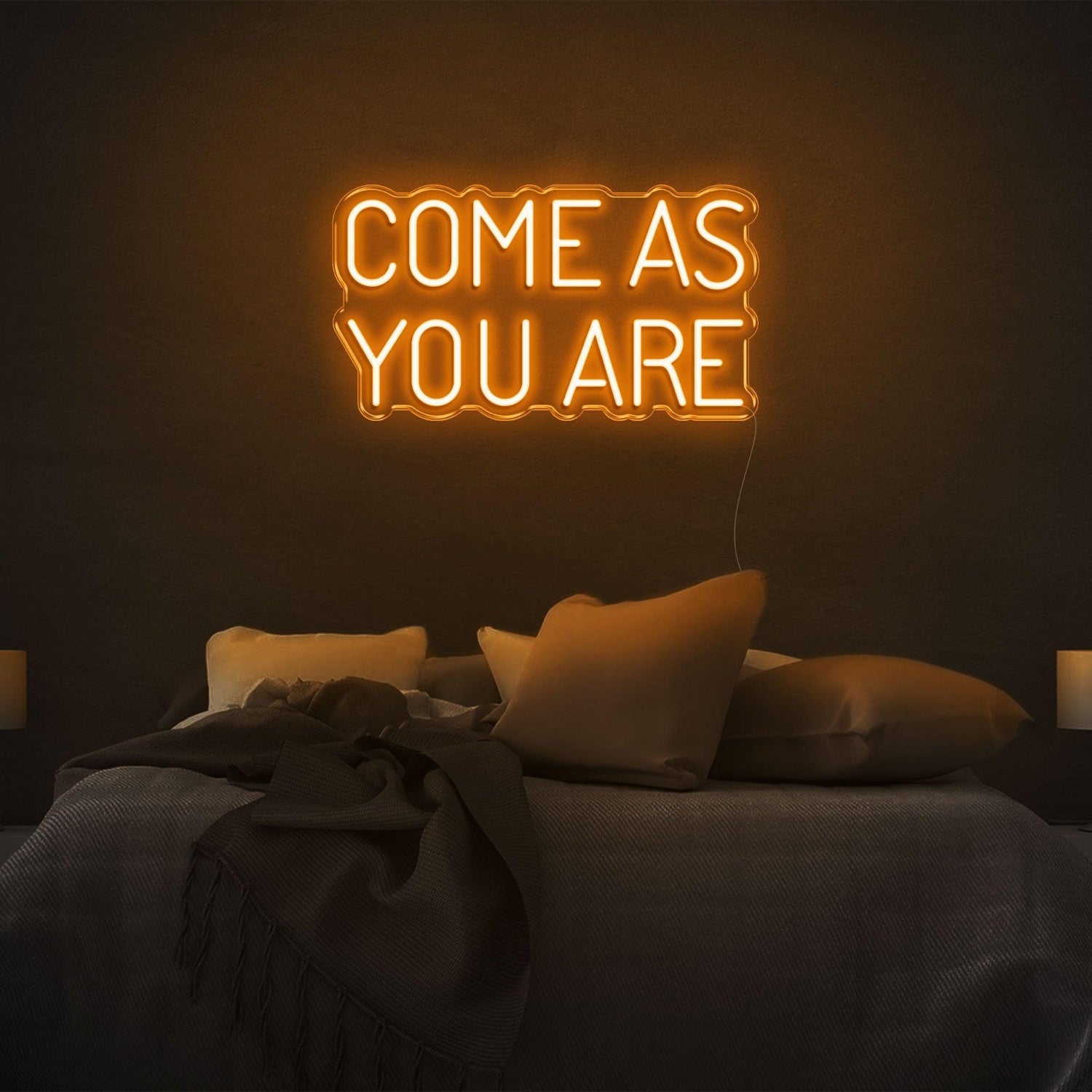 Red Come As You Are Bedroom Led Neon Sign | Shineneon
