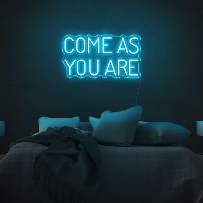 Red Come As You Are Bedroom Led Neon Sign | Shineneon