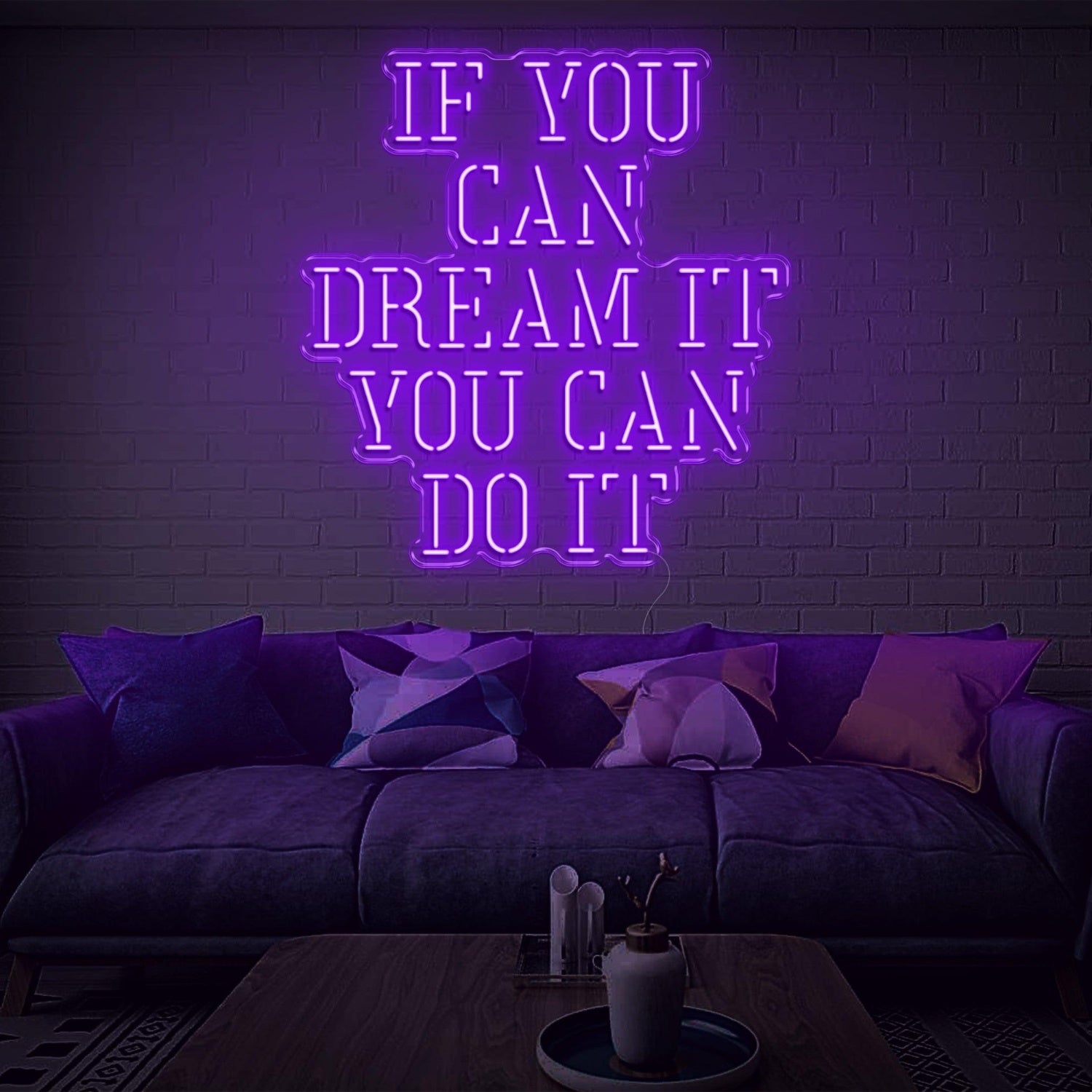Red Dream It Do It Led Neon Sign Modern Home Decor | Shineneon