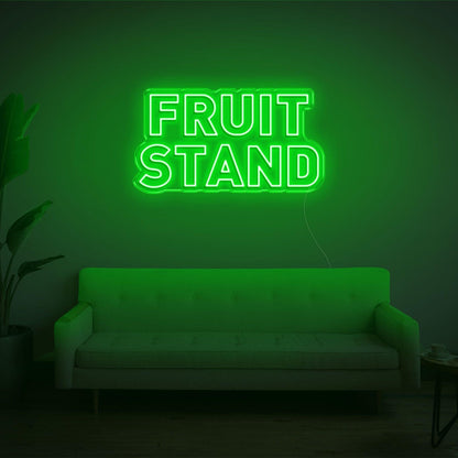 Red Fruit Stand Led Neon Sign For Indoor Home Store Decor | Shineneon