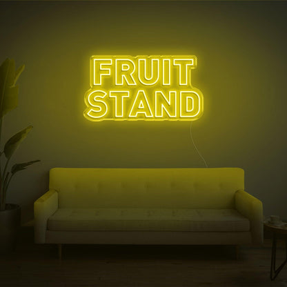Red Fruit Stand Led Neon Sign For Indoor Home Store Decor | Shineneon