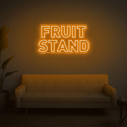Red Fruit Stand Led Neon Sign For Indoor Home Store Decor | Shineneon