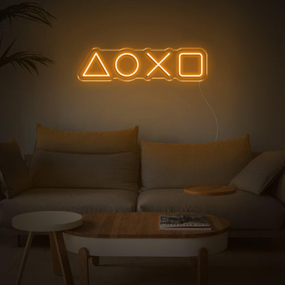 Red Game Buttons Led Neon Sign For Gaming Room Wall Decor | Shineneon