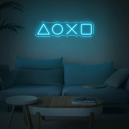 Red Game Buttons Led Neon Sign For Gaming Room Wall Decor | Shineneon