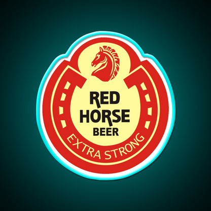 Red Horse 0240 Beer Bar Decor Led Neon Sign Rgb Color - Size and dimension reference