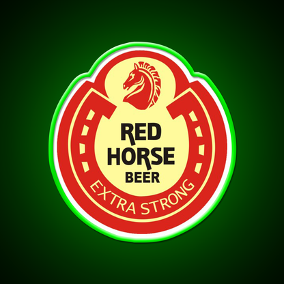 Red Horse 0240 Beer Bar Decor Led Neon Sign Rgb Color