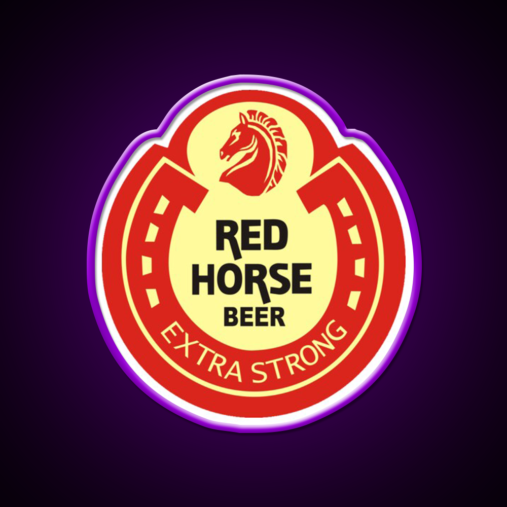 Red Horse 0240 Beer Bar Decor Led Neon Sign Rgb Color - LED neon sign view 9