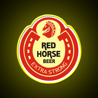 Red Horse 0240 Beer Bar Decor Led Neon Sign Rgb Color - LED neon sign view 7