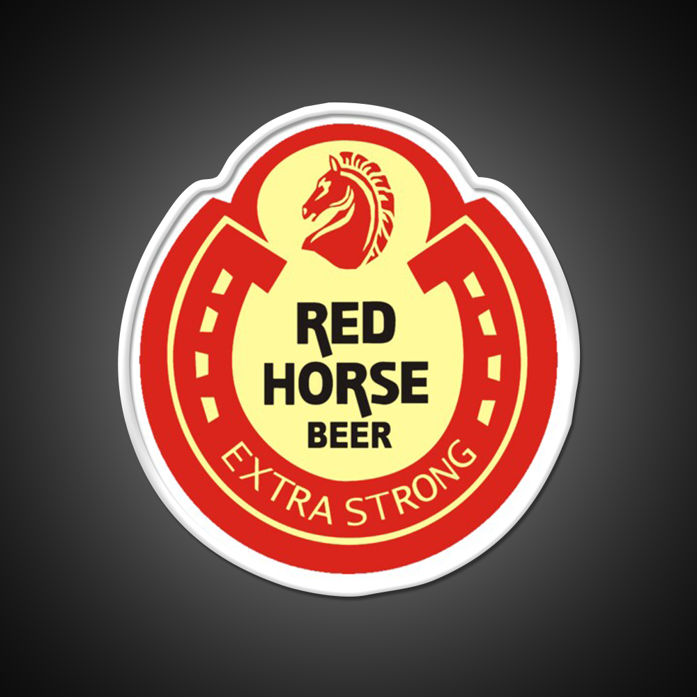 Red Horse Beer Logo Beer Bar Decor Led Neon Sign Rgb Color - LED neon sign view 11